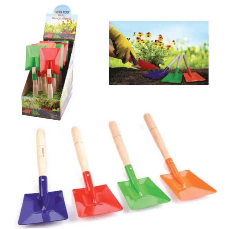 Eltos Mini Bahçe Küreği - Saplı 12x14cm