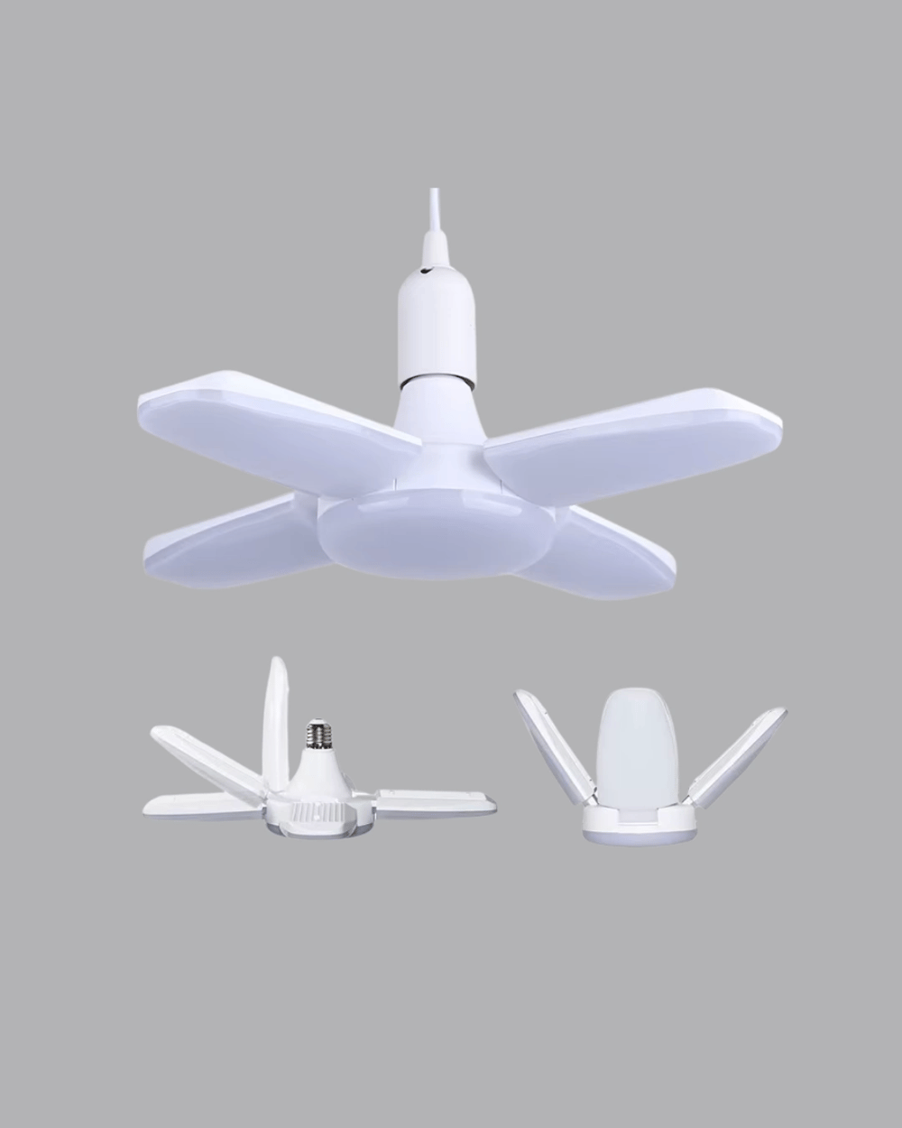 Enerji Tasarruflu LED Ampül 60 Watt 4 Kollu Beyaz Işık Yeni Nesil