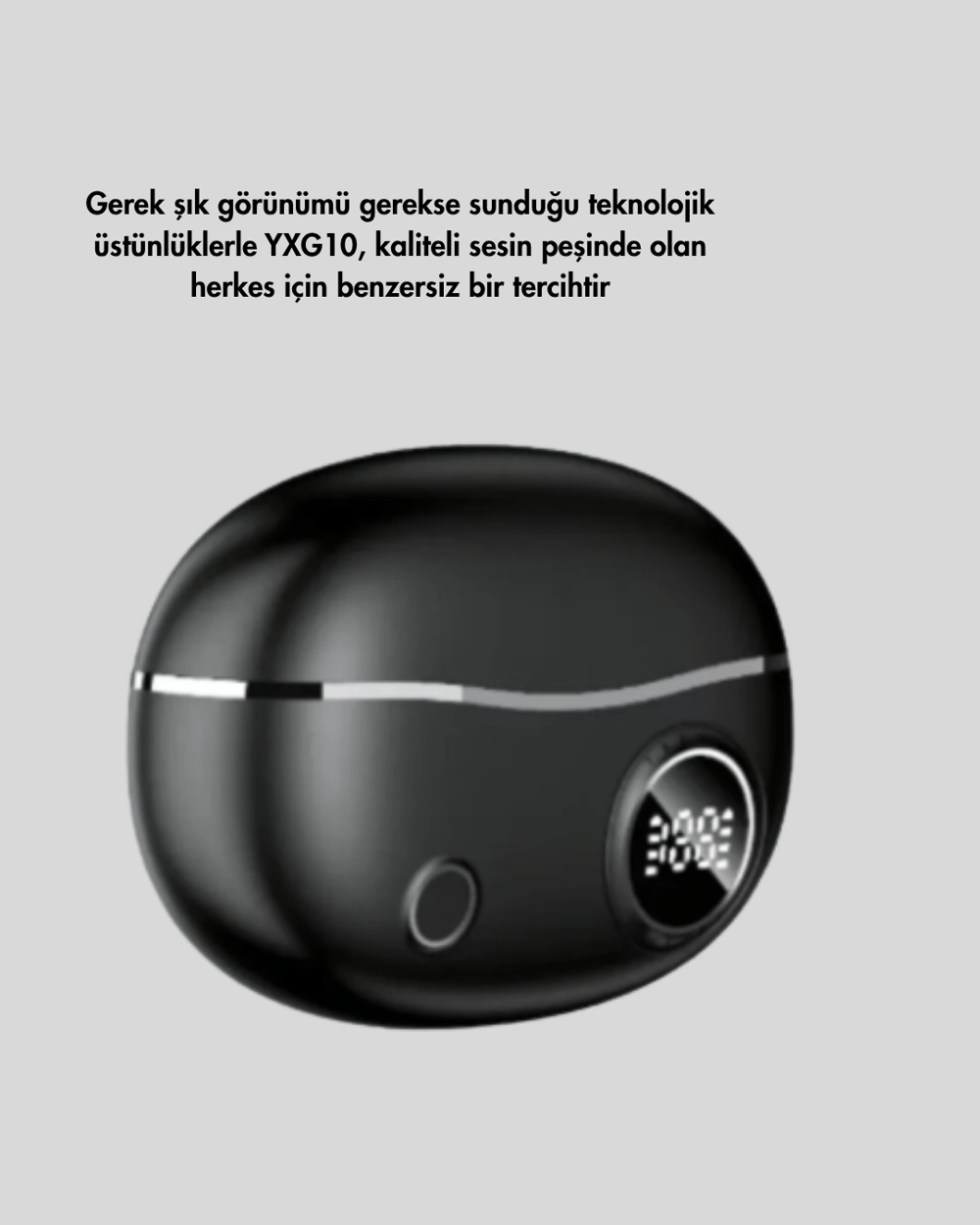 Ergonomik Klipsli Kablosuz Kulaklık – 30 Saat Pil ve Dokunmatik Kontrol Özelliği