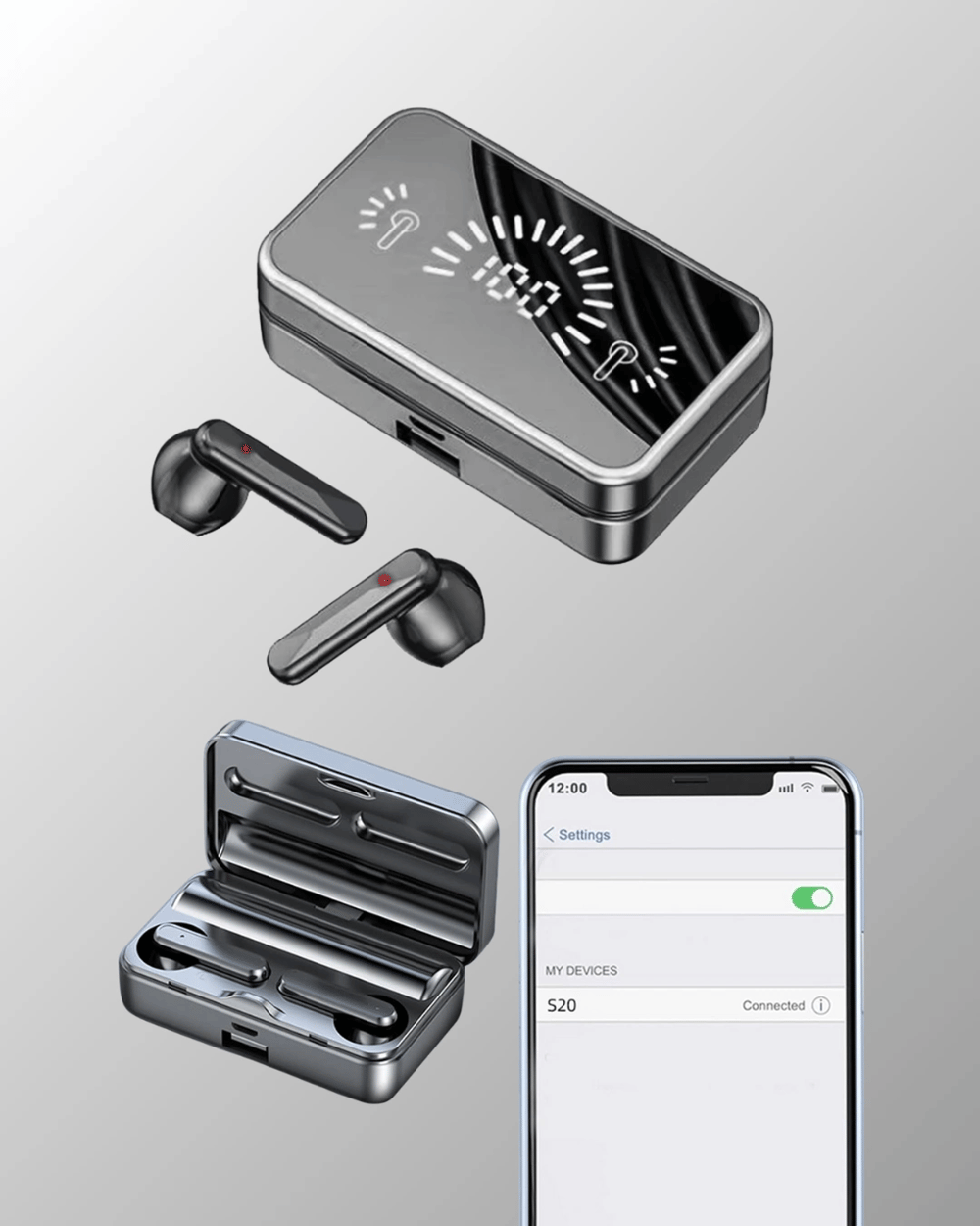 Ergonomik Tasarımlı Dokunmatik Bluetooth Kulaklık – HD Ses Performansı