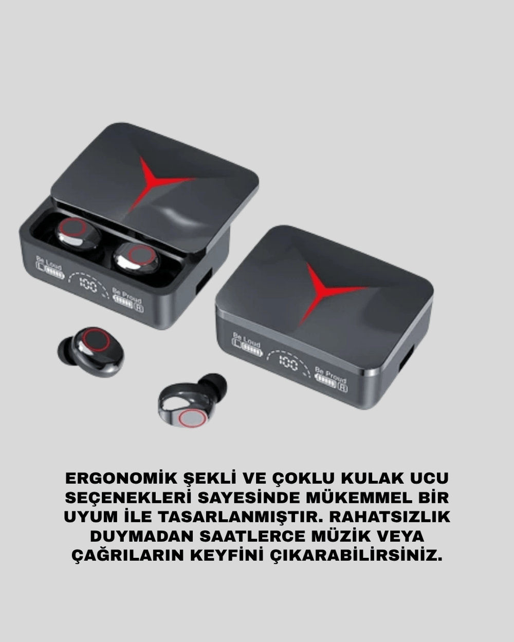 Ergonomik Tasarımlı Kablosuz Bluetooth Kulaklık – Yüksek Ses Performansı Yeni Nesil