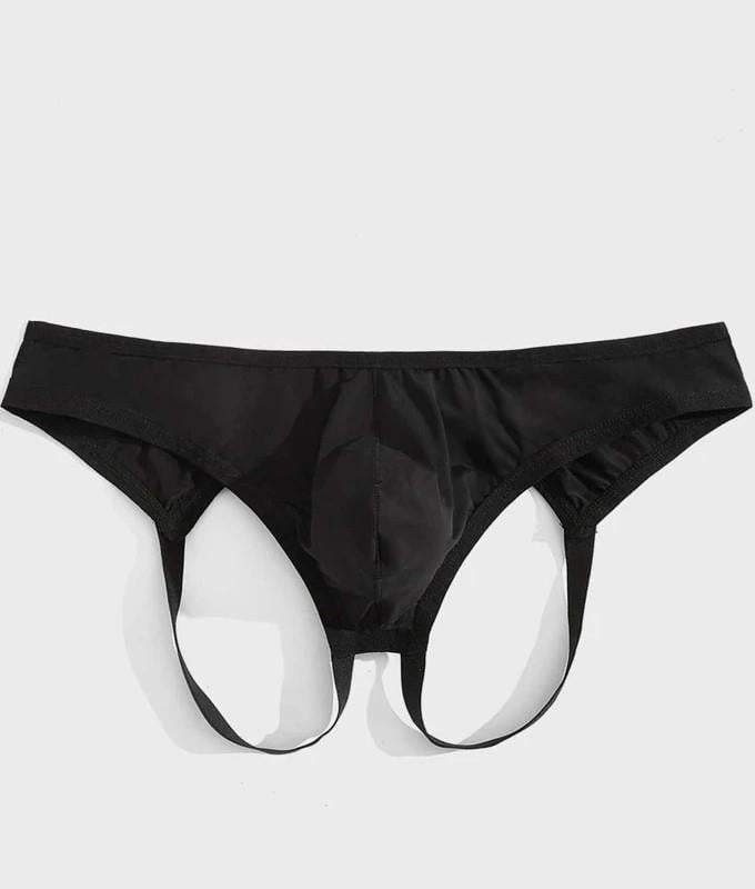 Erkek Fantazi Siyah Jockstrap İç Giyim