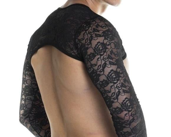 Erkek Fantezi Dantel Crop