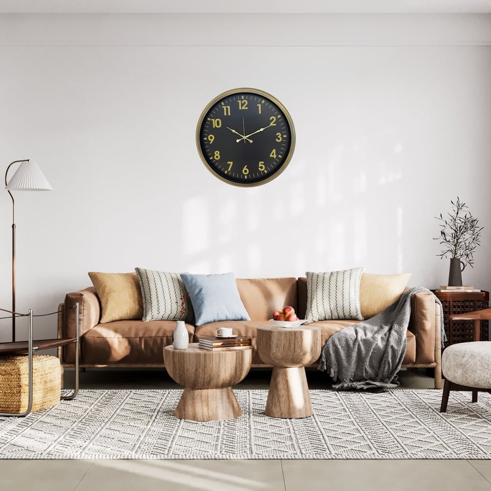 Eskitme Klasik 52 x 52 Cm Duvar Saati