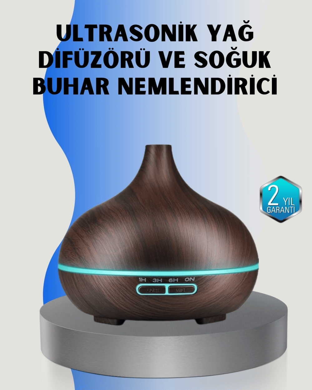 Ev ve Ofis İçin Sessiz Ultrasonik Hava Nemlendirici