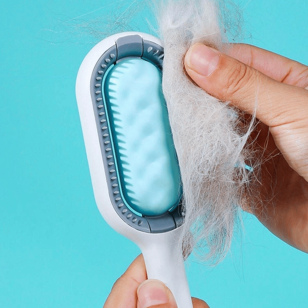 Evcil Hayvanlar İçin Çift Taraflı Pet Fırçası Nemli Tüy Tarama Tarağı Bx40