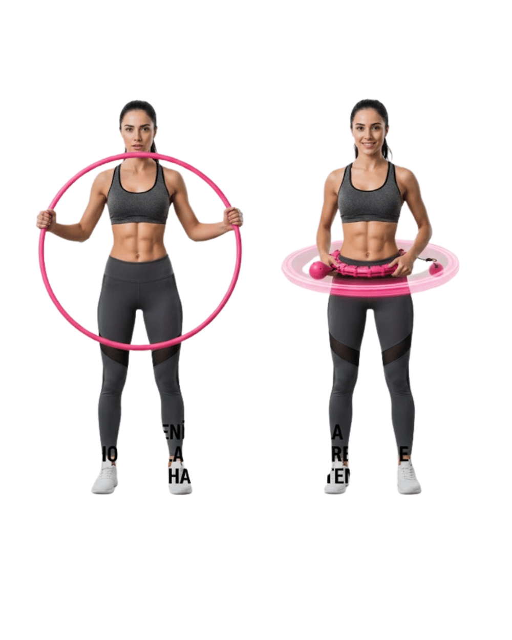 Evde Spor İçin Akıllı Hula Hoop Çemberi Bel İnceltici Mor
