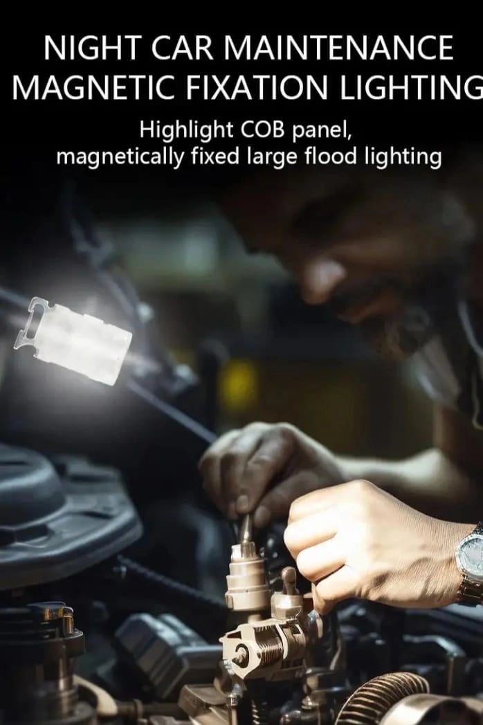 F.b.ı V15 Edc El Feneri 1200lm Anahtarlık Işık Tip-c Şarj Edilebilir Taşınabilir Mini Torch Mıknatıs Klips Ile Kamp Cep Fener