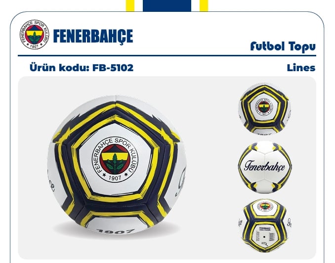 FB-5102 FENERBAHÇE FUTBOL TOPU LİNES-CNT