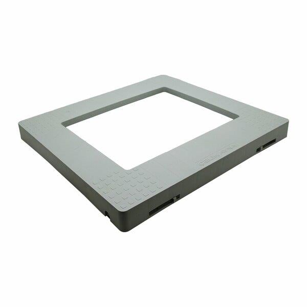 FRENLİ GRİ PLASTİK ÇEKSÜR 54x60x5 cm (3936)