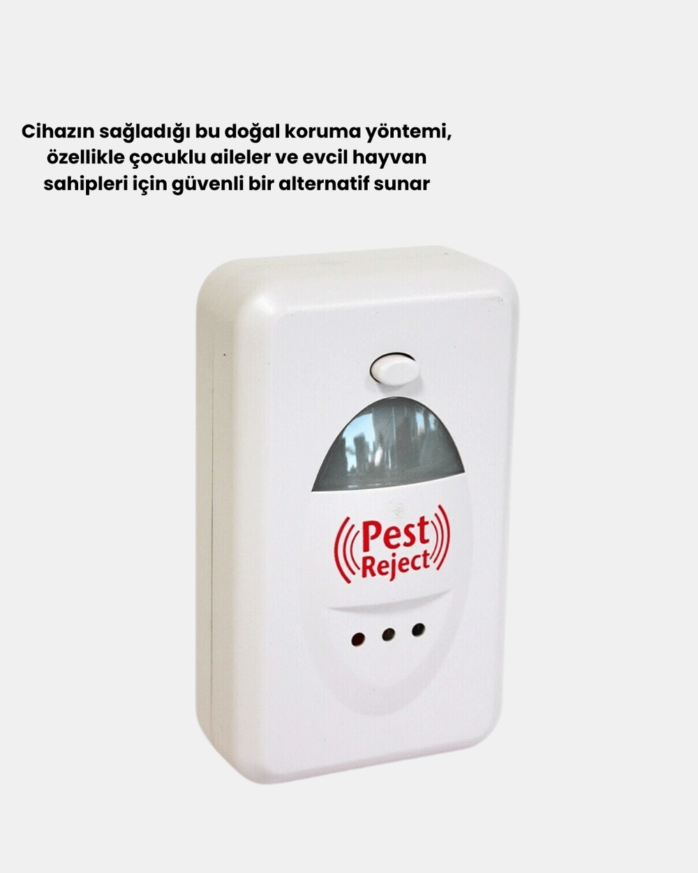 Fare, Sivrisinek ve Böcek Kovucu Ultrasonik Cihaz – Güvenli ve Kimyasalsız Çözüm