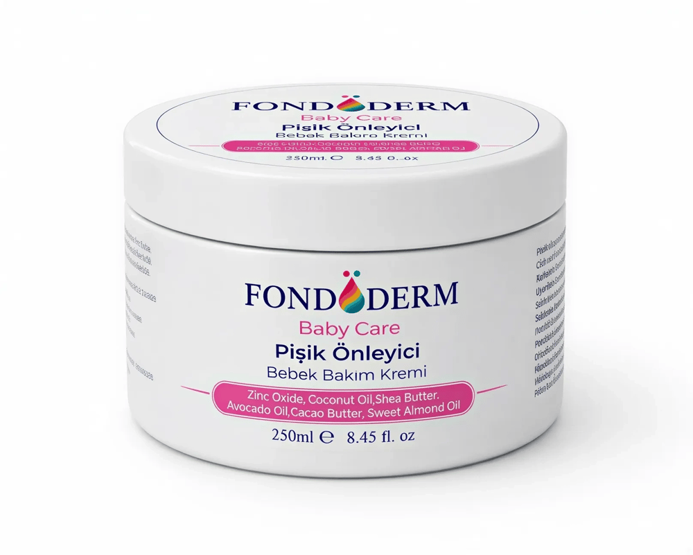Fondöderm Dermokozmetik Bariyer Krem | Bebek Pişik Kremi ve Yoğun Onarıcı Nemlendirici Doğal Yağlar İçeren Çok Amaçlı Cilt Bakım Kremi