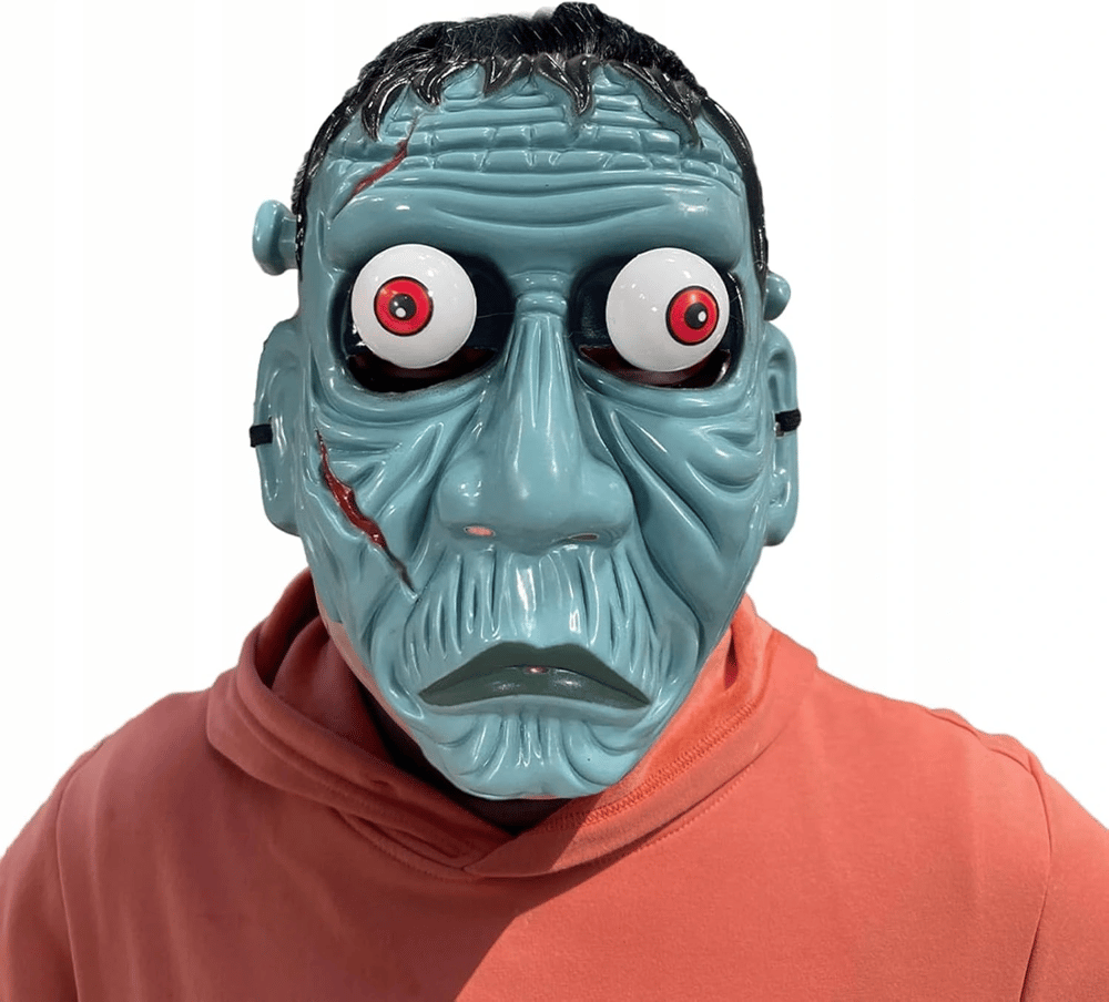 Frankenstein Temalı Sallanan Oynar Gözlü Maske