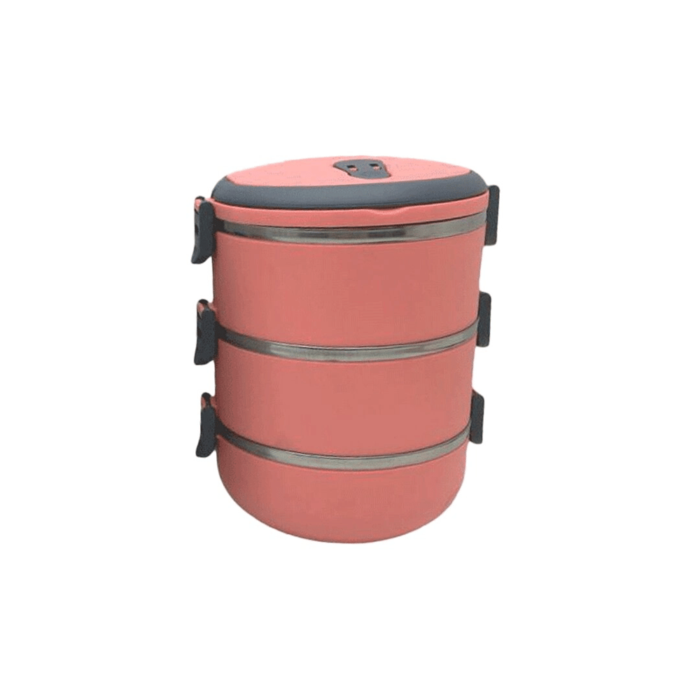 Freshbox ( Koyu Pembe ) ( 3lü ) Sefer Tası Saklama Kabı ( 1.8lt )*24