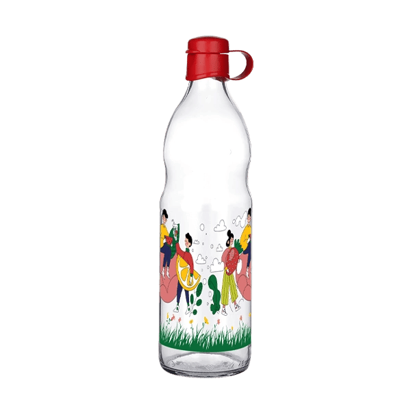 Frido Desenli Cam Suluk  1000 Ml
