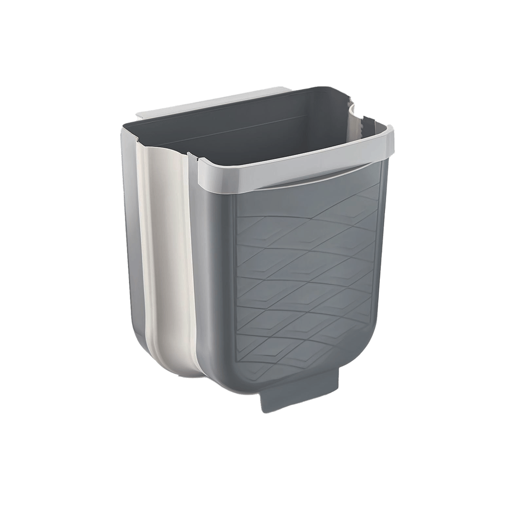 GRİ KATLANABİLİR MUTFAK ÇÖP KOVASI 6LT (3936)