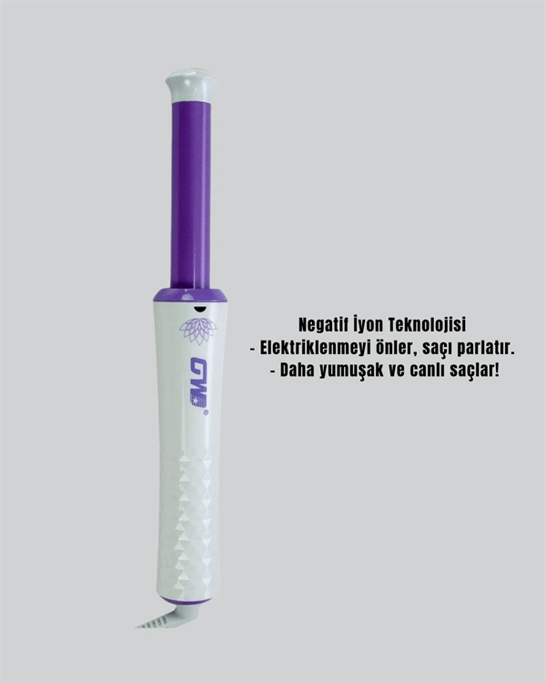 GW 32mm Döner Başlıklı Saç Kıvırma Makinesi – Her An Her Yerde Profesyonel Şekillendirme