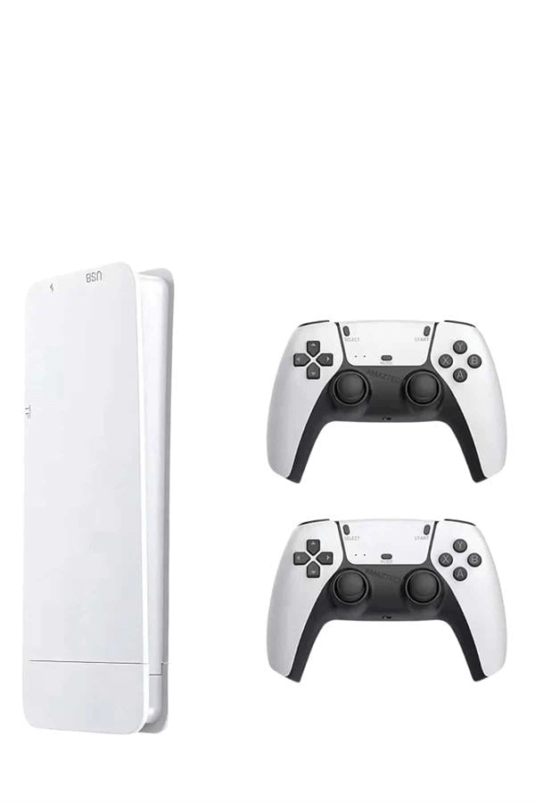 Game Box 3D Çift Oyun Kollu 4K HD Ekran 20000den Fazla Oyun Seçeneği 2.4G Kablosuz