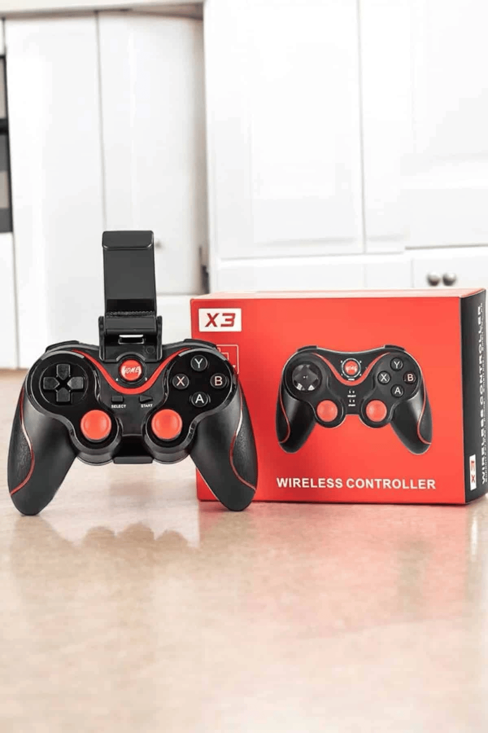 Game Stick Android Uyumlu Gamepad X3 Standlı Oyun Kolu Bluetooth Bağlantılı