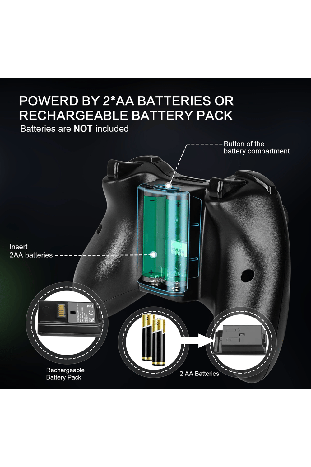Gamepad wireless bağlantılı Bluetooth özellikli yeşil renk Playstation 4 uyumlu 1 yıl garantili