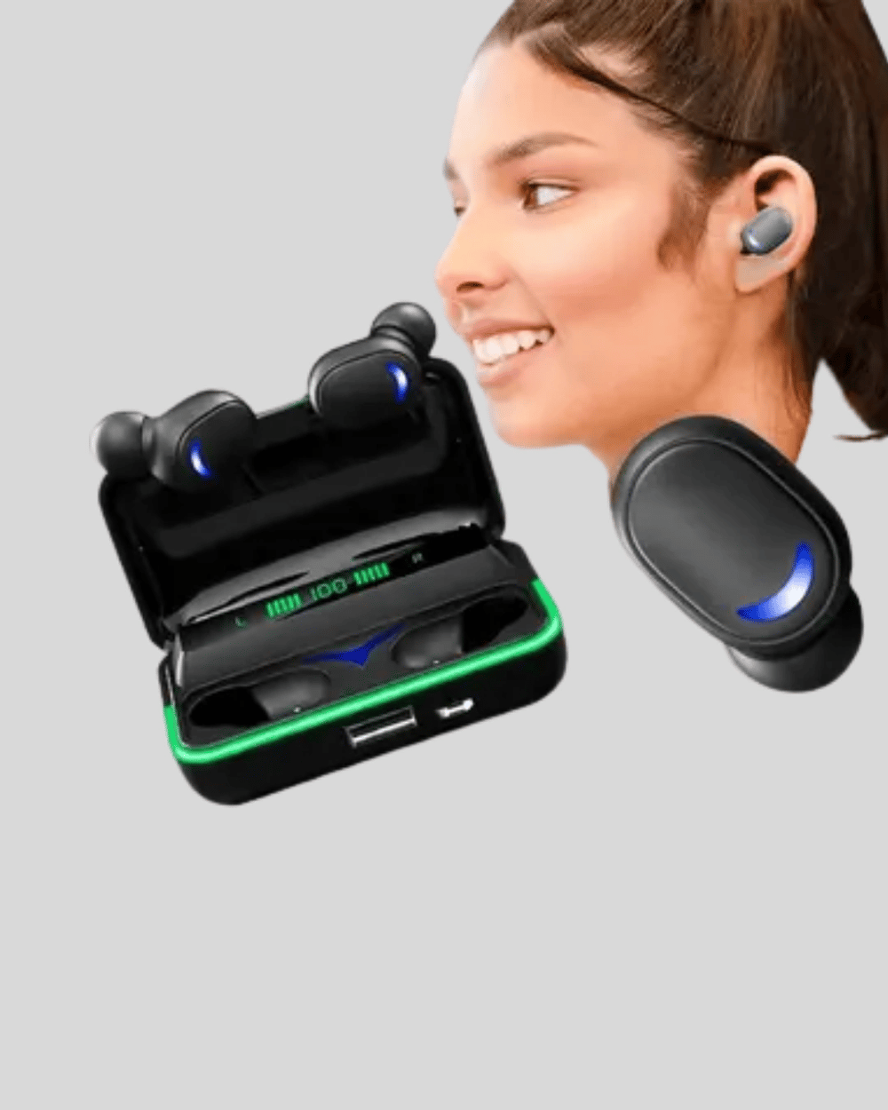 Gaming Bluetooth Kulaklık 800mAh Powerbank Düşük Gecikmeli