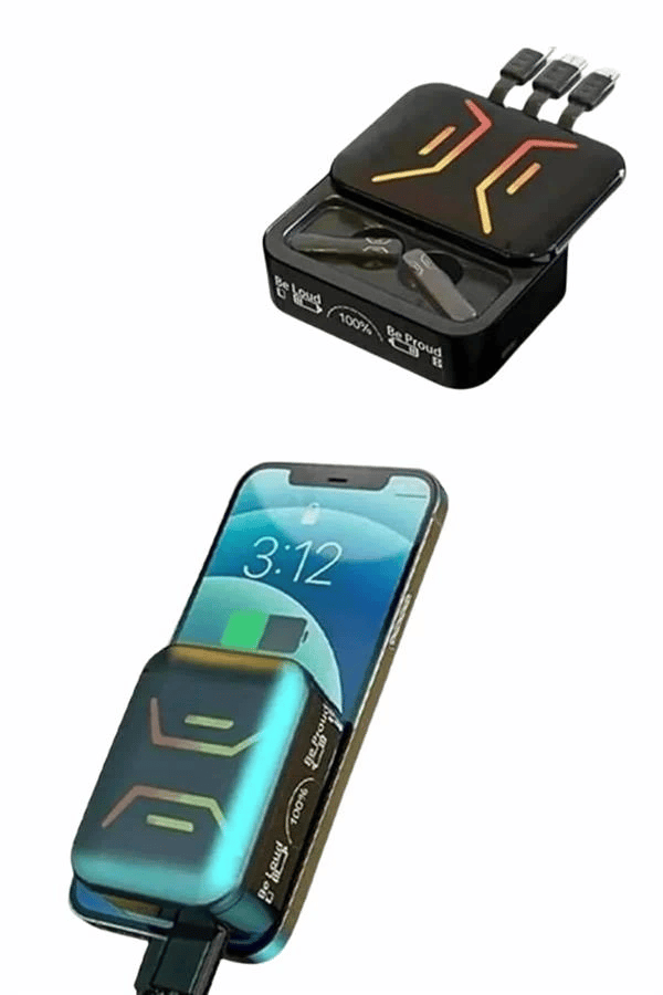Gaming Bluetooth Kulaklık Dahili Powerbank Kablolu Düşük Gecikmeli Bluetooth 5.2