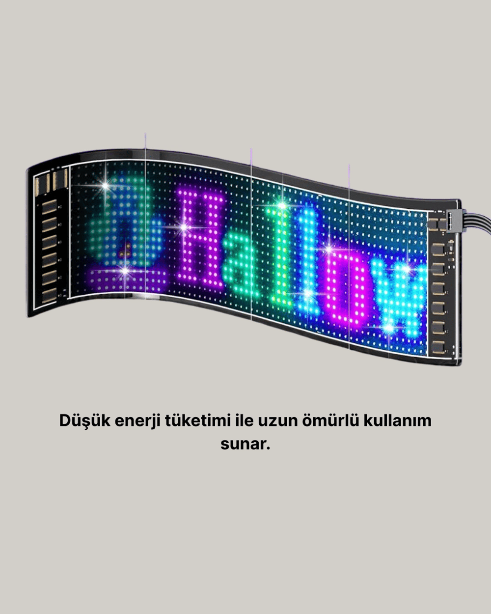 Gece Kullanıma Uygun  Pixel RGB LED Panel Estetik Atmosfer Işığı