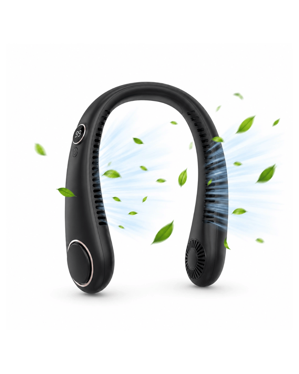 Gizli Turbo Tasarımlı Sessiz Çalışan Boyun Fanı