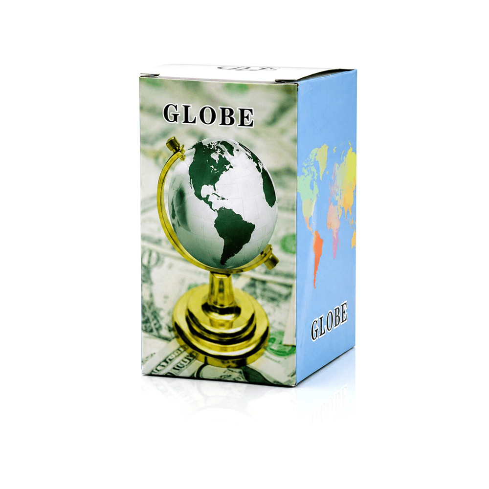 Globe Küçük Metal Dünya Biblosu - Dekoratif Süs Eşyası Bx40