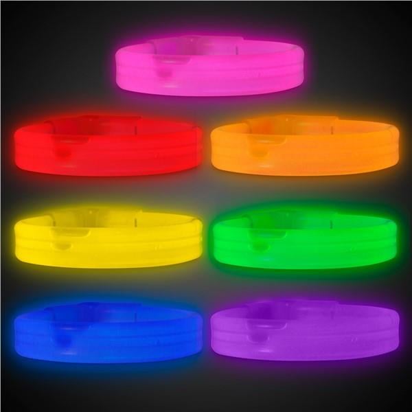 Glow Partisi Glow Ekstra Kalın Fosforlu Bileklik  6 Renk 6 Adet (3936)