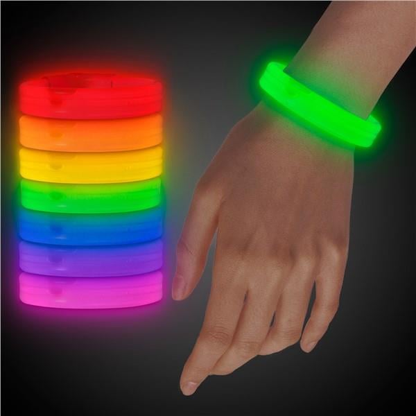 Glow Partisi Glow Ekstra Kalın Fosforlu Bileklik  6 Renk 6 Adet (3936)