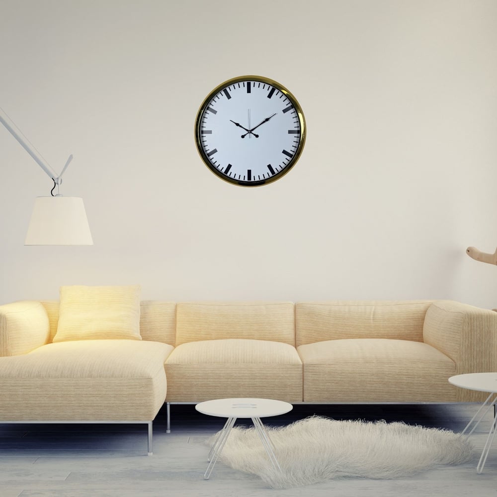 Gold Ivory Prime 52 x 52 Cm Duvar Saati