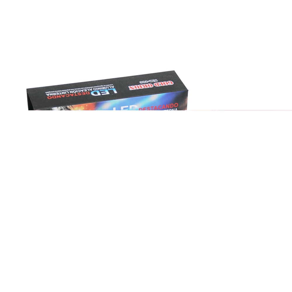 Gold Orıon Km-106 Zoomlu El Feneri Fişli Pil Şarj Cihazlı Siyah Metal Kasa 12.5cm 3000 Lumen Bx40