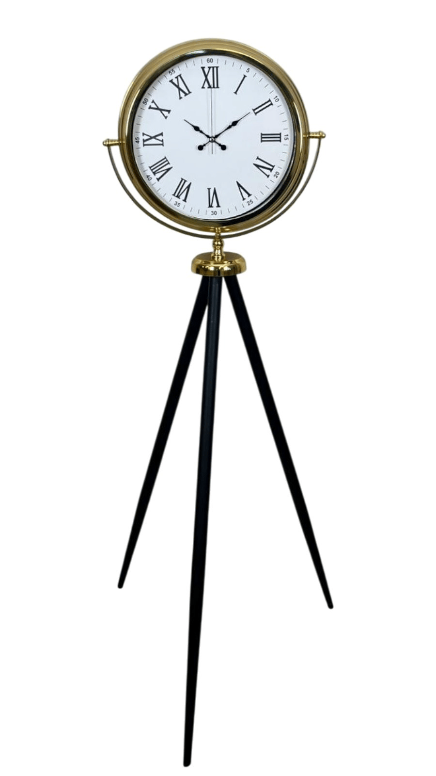 Gold Roma Rakamlı Lüks Tripod Ayaklı Saat