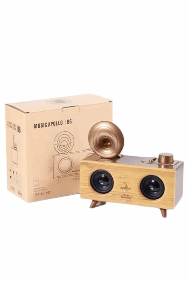 Gramafon Radyo Bluetooth Hoparlör Nostaljik Radyo FM Radyo