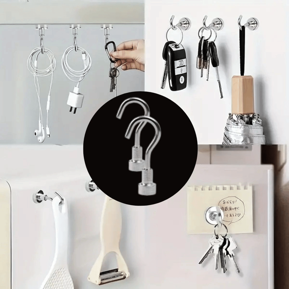 Güçlü Manyetik Mutfak,banyolar İçin Çok Amaçlı 2'li Magnet Askı Bx40