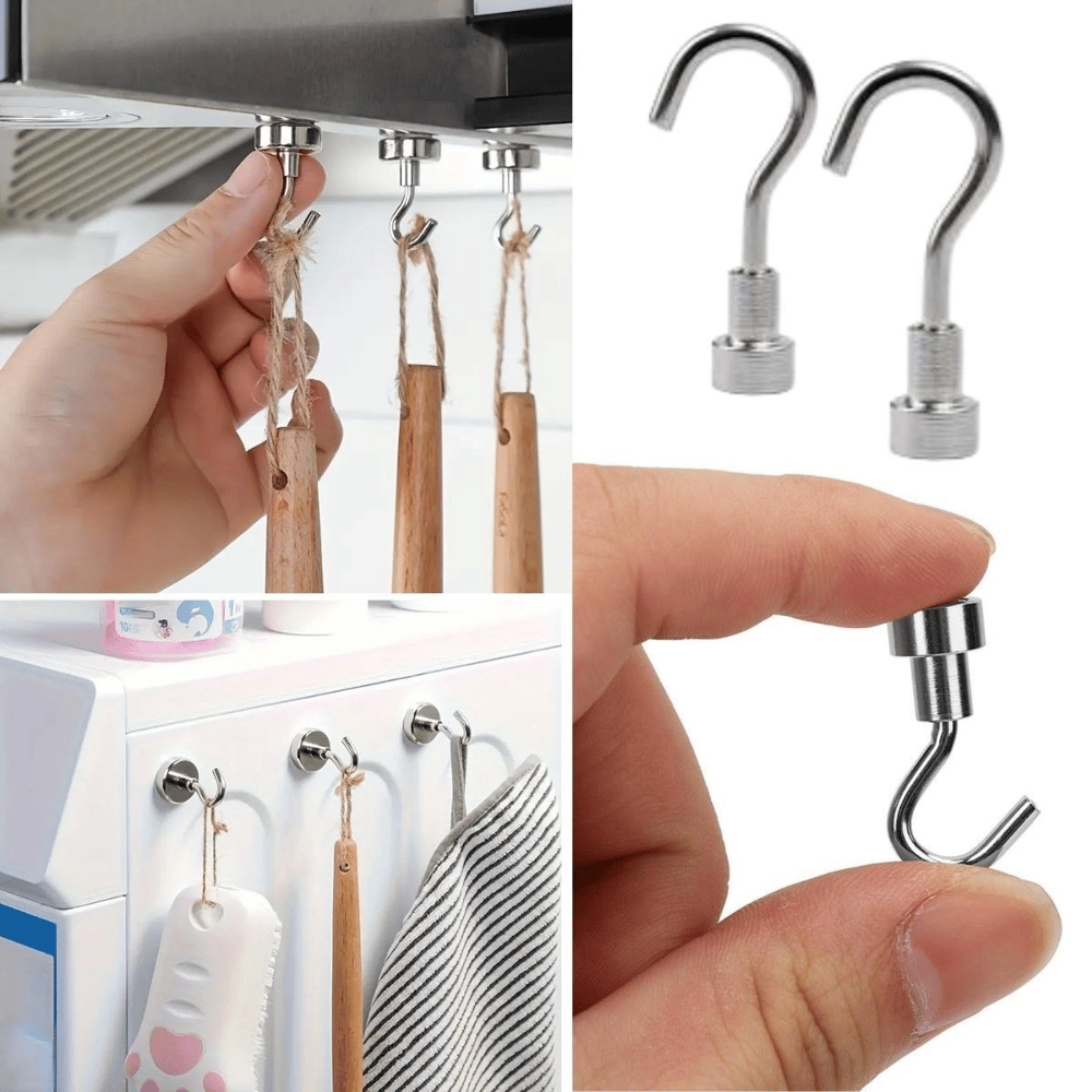 Güçlü Manyetik Mutfak,banyolar İçin Çok Amaçlı 2'li Magnet Askı Bx40