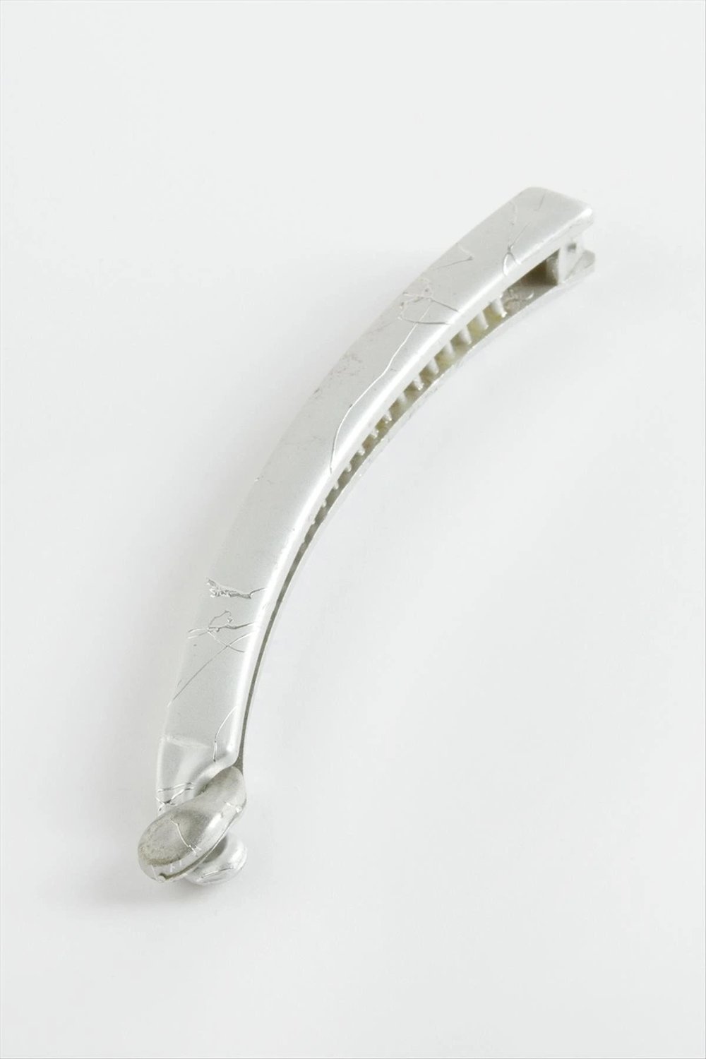 Gümüş Renkli Muz Toka 11 cm