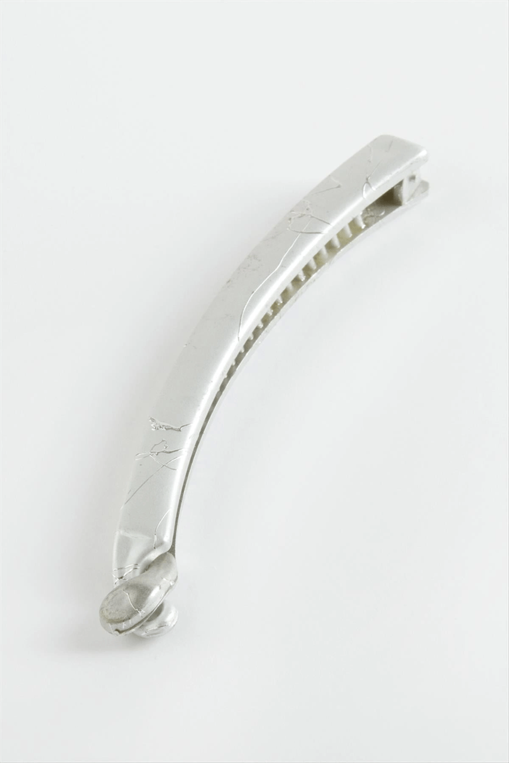 Gümüş Renkli Muz Toka 11 cm