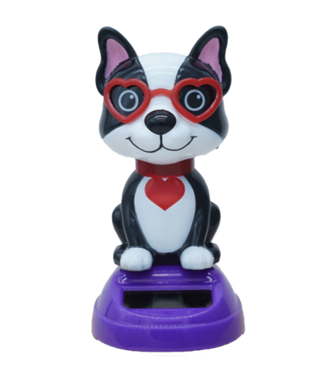 Güneş Enerjili Solar Sallanan Gözlüklü Kedi