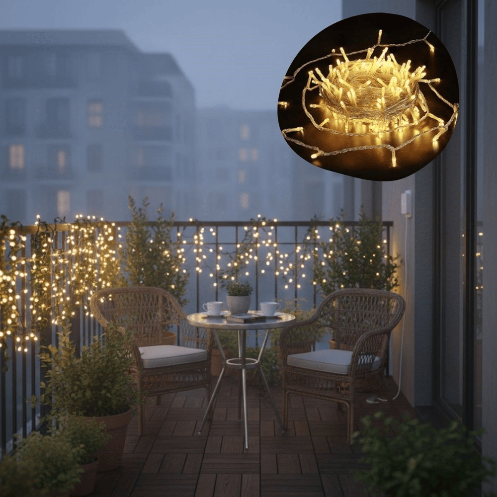 Günışığı Renk 5 Farklı Işık Modlu 10 Metre Eklemeli Dekor Boncuk Model Dekoratif Led Bx40
