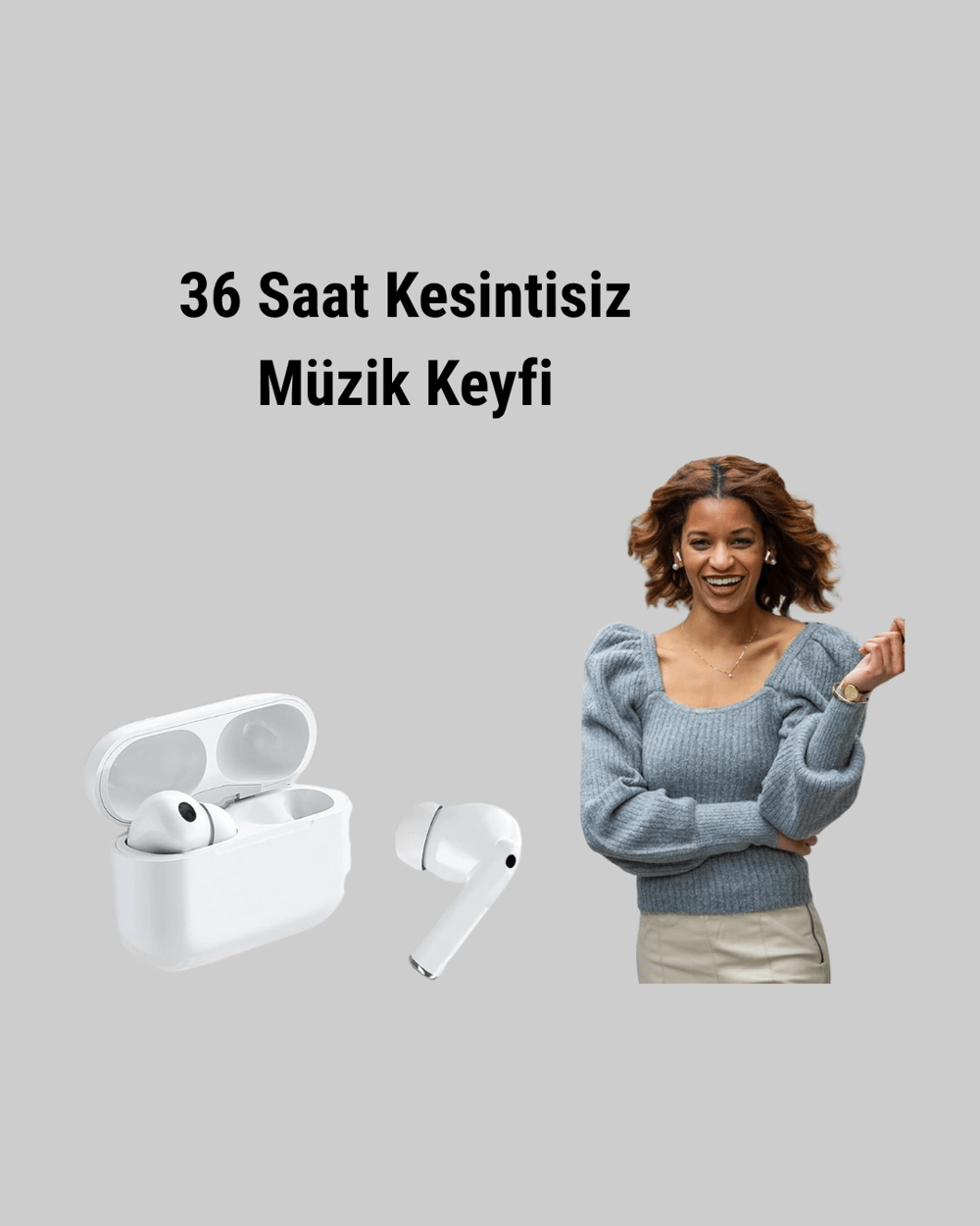 Gürültü Engelleyici Bluetooth Kulaklık – Hızlı Şarj, Derin Bas, Şık Tasarım
