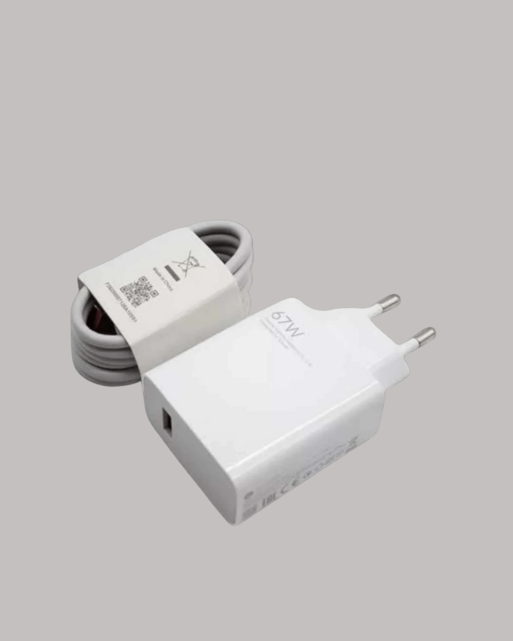 Güvenli ve Hızlı Şarj İçin 67W Turbo Adaptör Type-C Kablo ile