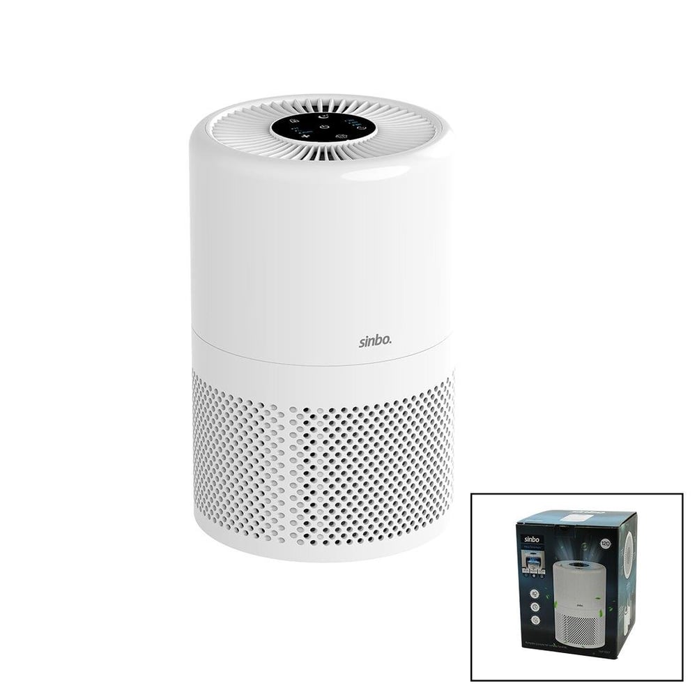 HAVA TEMİZLEME CİHAZI OTOMATİK FAN 3 KADEME FİLTRELEME LED AYDINLATMA SESSİZ UYKU MOD SAP-5507 (3936)