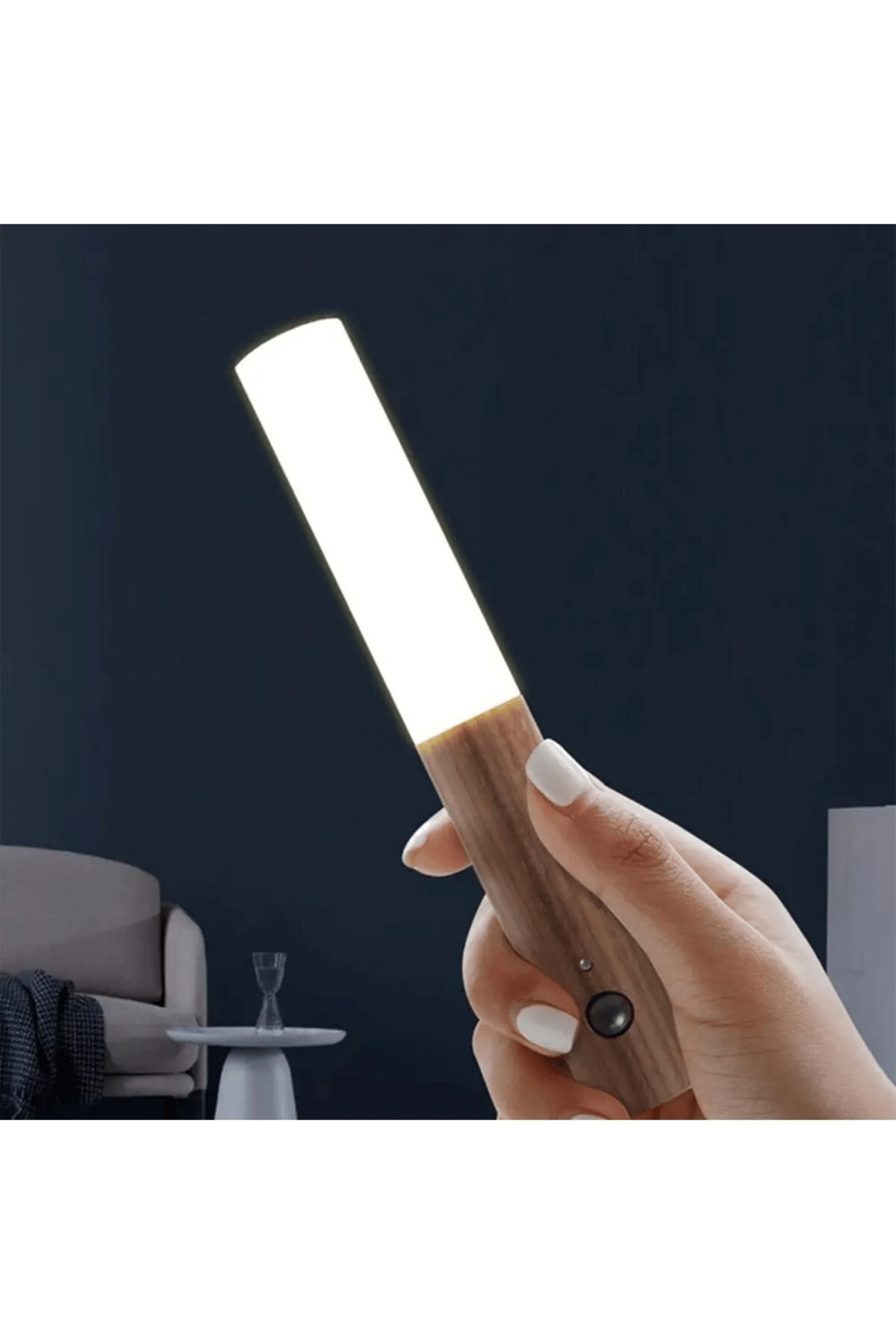 HS-5890 Sensörlü Şarjlı LED Duvar Aplik Gün Işığı 3200K Kablosuz Lamba