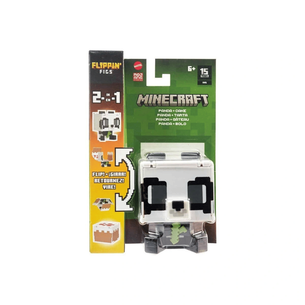 HTL43 Minecraft Flippin Figs 2si 1 Arada Figürler - 1 Adet Stokta Olan Gönderilir
