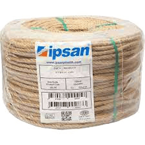 Halat 6mm Natural Jüt Kırnap İpi Top 200mt Bx40