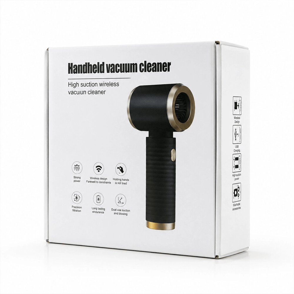 Handheld Vacuum Cleaner 2in1=çekme - Üfleme Oto - Araç - Ev El Tipi Süpürge Şarjlı Mini - Taşınabilir Kh-128 Bx40