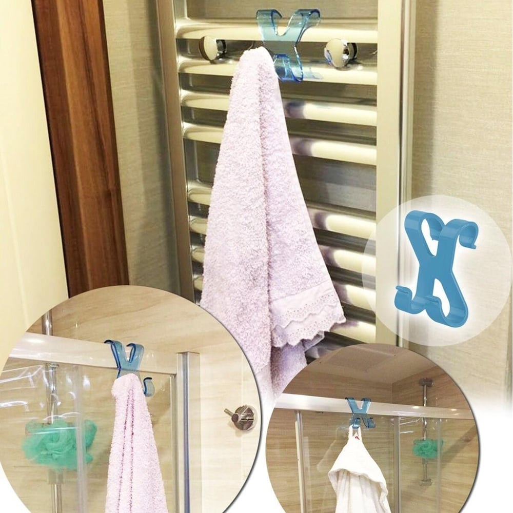 Hang it Pratik Kolay Taşımabilir Havlupan 2 Kancalı Banyo Askısı (3936)