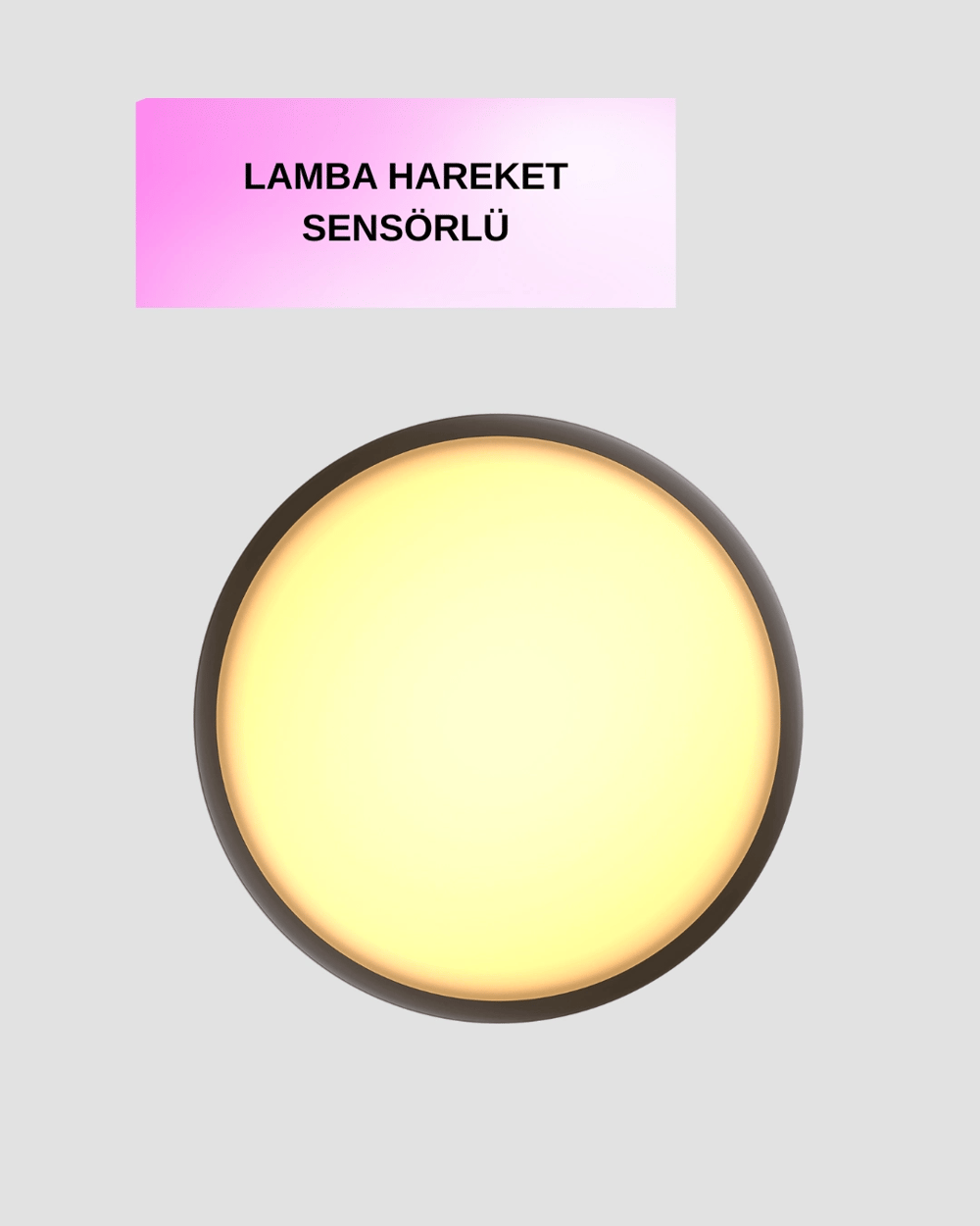 Hareket Sensörlü USB Şarjlı LED Gece Lambası Enerji Tasarruflu